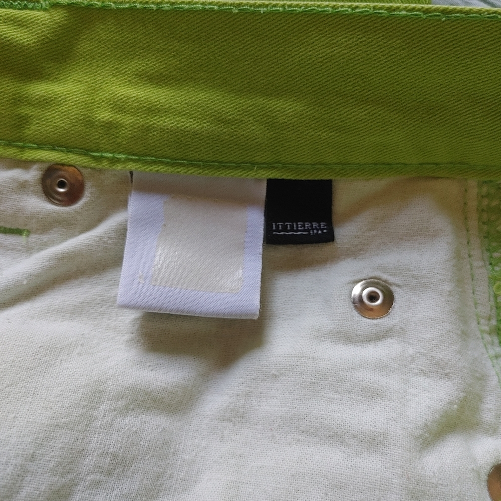 Versace Vibrant Lime Trousers - Picture 8 of 13